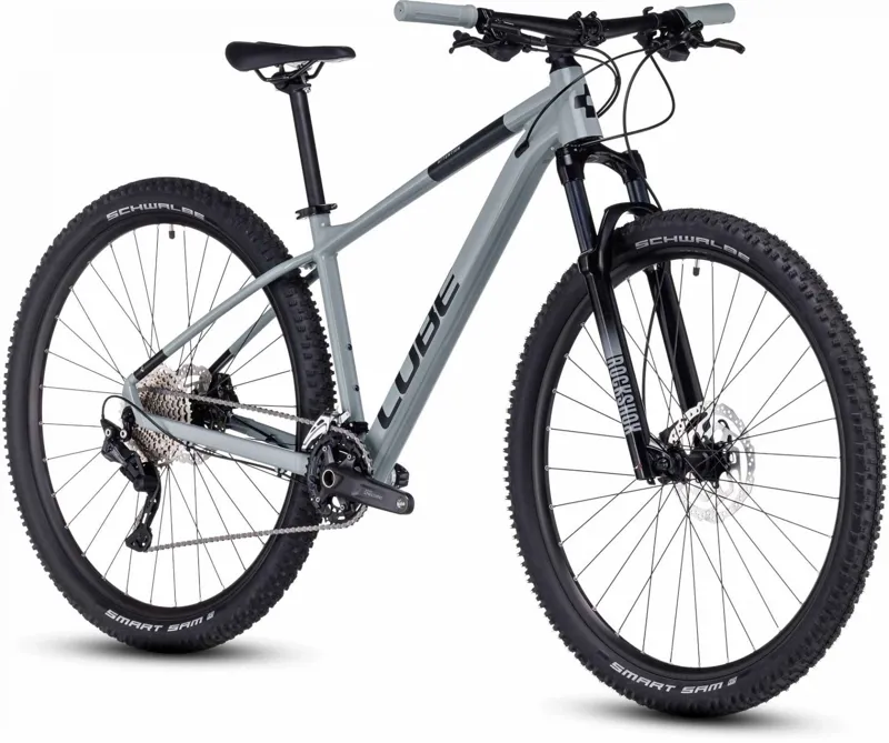 Cube Attention Mountain Bike in Grey/Black-5